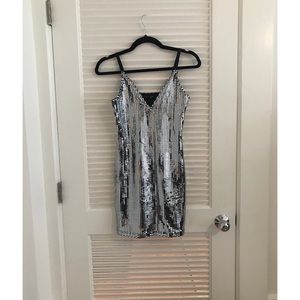 Topshop Dresses - Topshop Silver Sequin Dress Topshop Dresses - Topshop Silver Sequin Dress